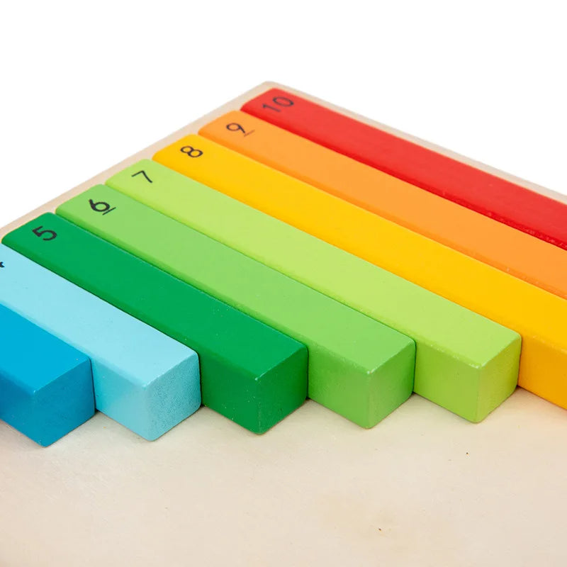 Montessori Fraction Learning Sticks